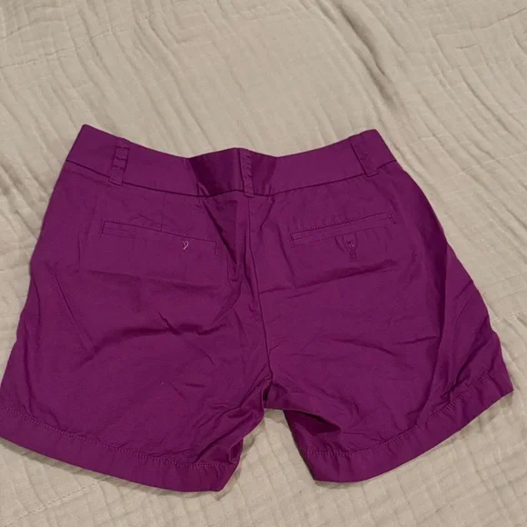 J. Crew Women's Cargo Shorts in Purple - Picture 3 of 3